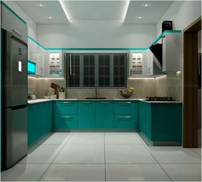 Kitchen Designs by Interior Designer Riyas K S, Kottayam | Kolo