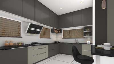 Kitchen, Storage Designs by Interior Designer Paul Thampi, Ernakulam | Kolo
