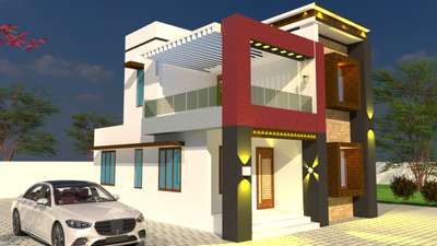 Exterior Designs by Civil Engineer Er  DIVYA RAMADASAN, Chennai | Kolo