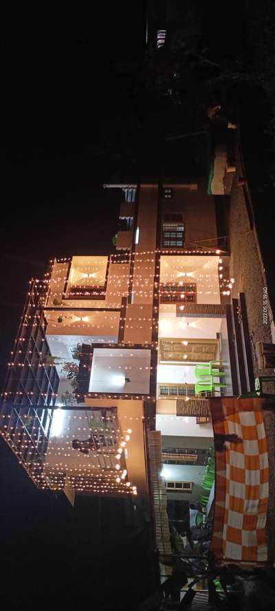 Exterior, Lighting Designs by Civil Engineer Bianrow Rosario  Alex , Kottayam | Kolo