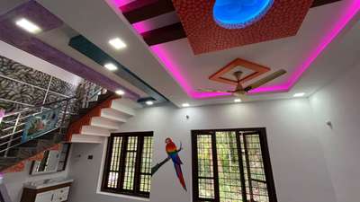 Ceiling, Staircase Designs by Painting Works vijith soman, Alappuzha | Kolo