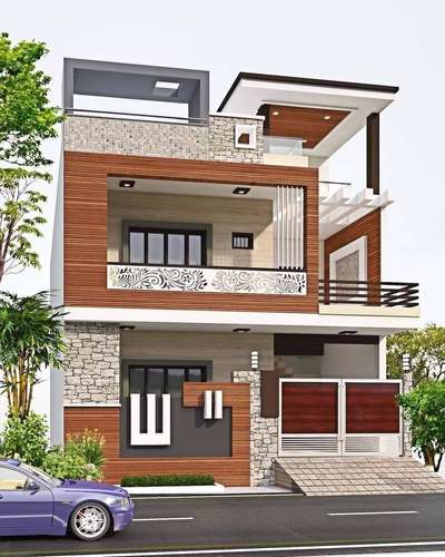 Exterior Designs by Architect Architect  Shubham Tiwari, Meerut | Kolo