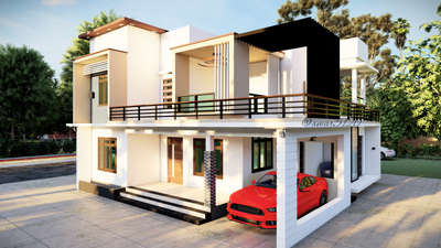 Exterior Designs by Civil Engineer AMARJITH LAL S N, Thiruvananthapuram | Kolo