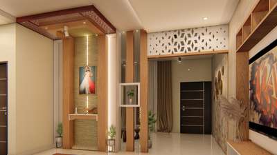 Home Decor, Lighting, Prayer Room, Storage, Ceiling Designs by Interior Designer Trio Designers Interior and architects, Kasaragod | Kolo