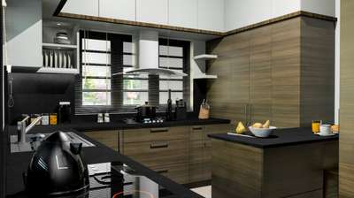 Kitchen Designs by Interior Designer Ansal Ebrahim, Idukki | Kolo