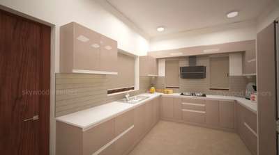 Lighting, Kitchen, Storage Designs by Interior Designer Skywood  interiors -Thiruvalla, Alappuzha | Kolo
