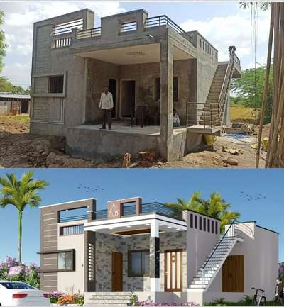 Exterior Designs by Contractor Umesh Kumawat, Dhar | Kolo
