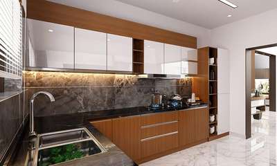 Kitchen, Lighting, Storage Designs by Interior Designer CASA  Interiors , Ernakulam | Kolo