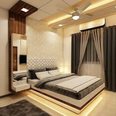 Bedroom, Furniture, Lighting Designs by Contractor vibgyor Kbr, Malappuram | Kolo