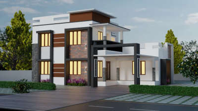 Exterior Designs by 3D & CAD Rahul  M M, Pathanamthitta | Kolo