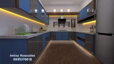 Lighting, Kitchen, Storage Designs by Civil Engineer Imtiaz Alam, Thrissur | Kolo