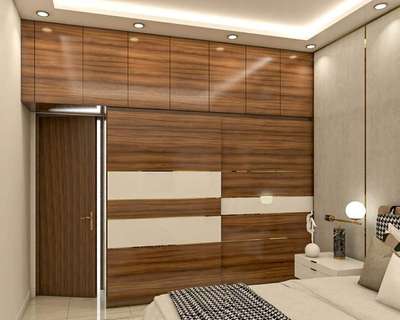 Door, Storage, Bedroom, Wall, Home Decor Designs by Civil Engineer AR construction nd designer, Ghaziabad | Kolo
