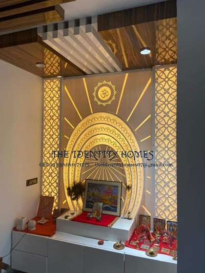 Lighting, Prayer Room, Storage Designs by Contractor Gopal Kohli, Ghaziabad | Kolo