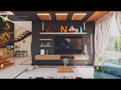 Living, Storage, Furniture, Table, Lighting Designs by Architect DEEPU S KIRAN, Ernakulam | Kolo