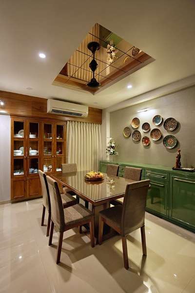 Ceiling, Dining, Furniture, Storage, Table Designs by Interior Designer Md Hashim, Delhi | Kolo