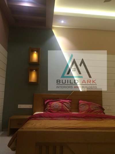 Bedroom, Furniture, Lighting, Storage, Wall Designs by Interior Designer Build Ark interiors  Builders, Kannur | Kolo
