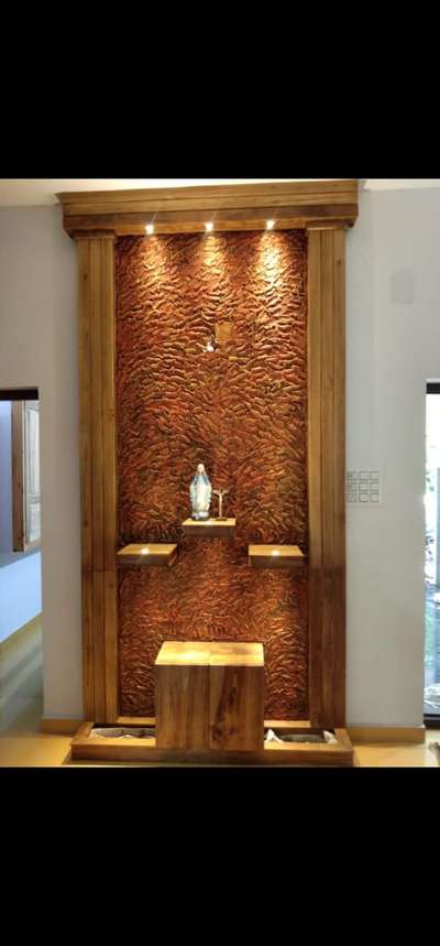 Prayer Room, Lighting, Storage Designs by Painting Works Daneesh  A T ekm angamaly, Ernakulam | Kolo
