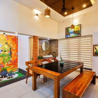 Furniture, Living, Table, Lighting Designs by Interior Designer J Designs Interiors, Pathanamthitta | Kolo