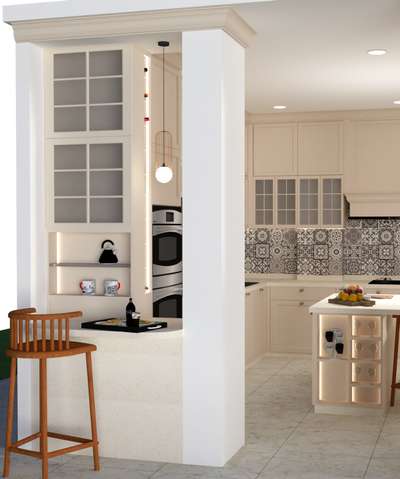 Kitchen, Storage, Furniture, Lighting Designs by Architect Er Krishan Jangid, Jaipur | Kolo