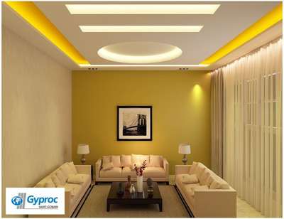 Ceiling, Furniture, Lighting, Living, Table Designs by Contractor Krishna interiors , Faridabad | Kolo