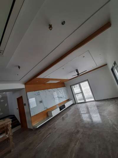 Ceiling, Living, Storage, Flooring Designs by Carpenter Kerala Carpenters  Work , Ernakulam | Kolo