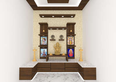 Prayer Room Designs by Civil Engineer aiswarya lakshmi, Kasaragod | Kolo