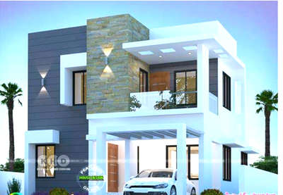 Exterior Designs by Contractor NiceHouse  Construction, Thiruvananthapuram | Kolo