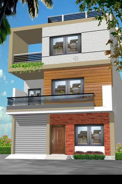 Exterior Designs by Building Supplies Devkaran Chauhan, Indore | Kolo