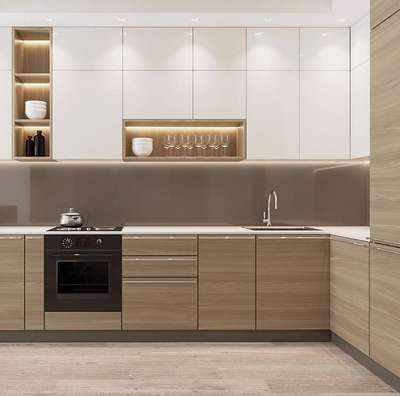 Kitchen, Lighting, Storage Designs by Interior Designer azed interiors , Kasaragod | Kolo