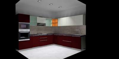 Kitchen, Storage Designs by Contractor nijam Saifi, Sonipat | Kolo