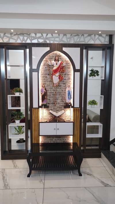 Prayer Room, Storage Designs by Civil Engineer Bince thomas, Ernakulam | Kolo