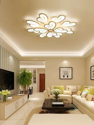 Ceiling, Lighting, Living, Furniture, Table, Storage Designs by Architect NEW HOUSE DESIGNING, Jaipur | Kolo