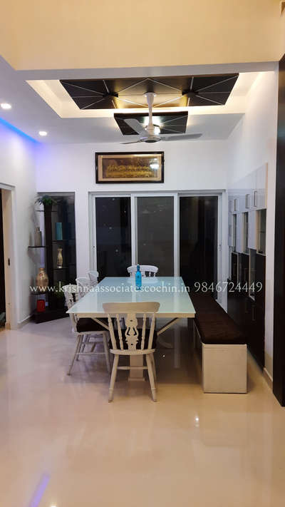 Ceiling, Furniture, Lighting, Table Designs by Interior Designer Krishna Associates Ampio homedecor , Ernakulam | Kolo