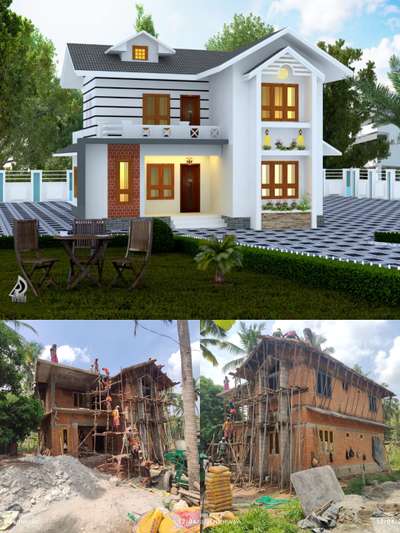 Exterior Designs by Service Provider Rajesh Puthuvayi, Thiruvananthapuram | Kolo