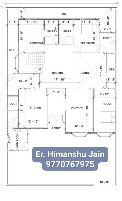 Plans Designs by Civil Engineer Himanshu Jain, Bhopal | Kolo