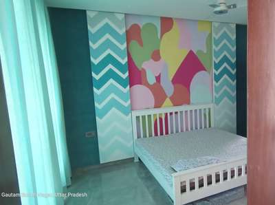 Furniture, Bedroom, Wall Designs by Contractor Mohd  Rehan, Delhi | Kolo