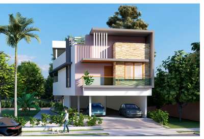 Exterior Designs by Civil Engineer Yazar VA, Ernakulam | Kolo