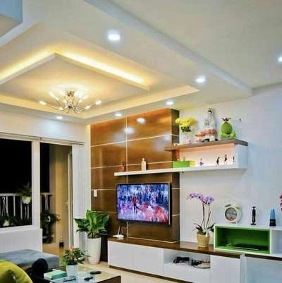 Ceiling, Lighting, Living, Home Decor, Storage Designs by Contractor Coluar Decoretar Sharma Painter Indore, Indore | Kolo