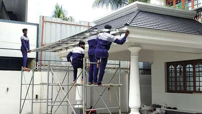 Roof Designs by Fabrication & Welding VM STEELTECH Eramalloor, Alappuzha | Kolo