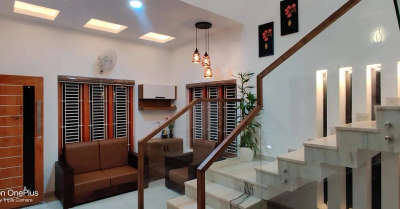 Staircase, Furniture, Lighting, Living Designs by Civil Engineer akhil v v ErvTr, Kozhikode | Kolo