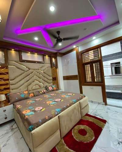 Ceiling, Furniture, Lighting, Storage, Bedroom Designs by Carpenter interior designer, Delhi | Kolo