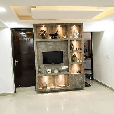 Ceiling, Lighting, Storage, Door, Living Designs by Interior Designer Archit Tyagi, Delhi | Kolo