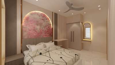 Furniture, Bedroom, Storage, Wall Designs by Interior Designer ID Akansha Bajaj, Ujjain | Kolo