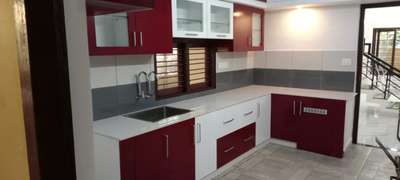 Kitchen, Storage Designs by Painting Works Manu Mohan, Thiruvananthapuram | Kolo