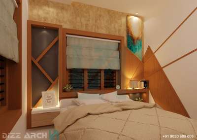 Bedroom, Wall, Lighting Designs by Interior Designer shijin viswanath, Kannur | Kolo
