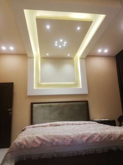 Ceiling, Furniture, Lighting, Storage, Bedroom Designs by Interior Designer Shadab Khan, Ujjain | Kolo