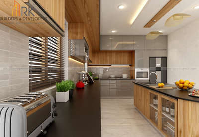 Ceiling, Kitchen, Lighting, Storage Designs by Interior Designer Trio  Archi studio , Thrissur | Kolo