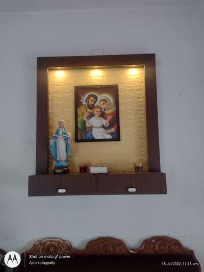 Prayer Room, Storage Designs by Carpenter ajith kr, Kottayam | Kolo