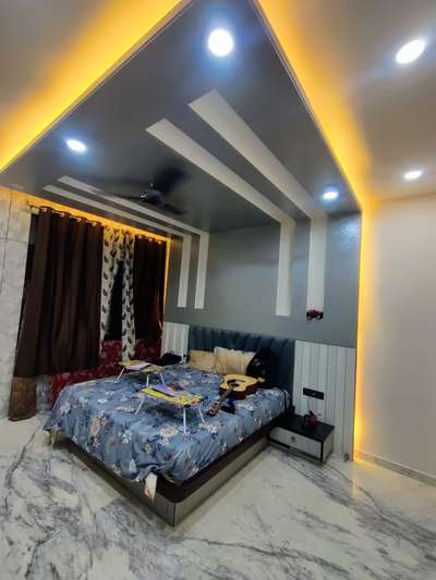 Ceiling, Furniture, Lighting, Storage, Bedroom Designs by Contractor Manak Chand suthar, Jaipur | Kolo
