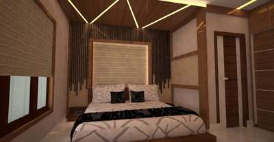 Ceiling, Furniture, Lighting, Storage, Bedroom Designs by Architect Anhas Nadakkavil, Malappuram | Kolo